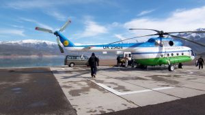 Heliboarding in Usbekistan