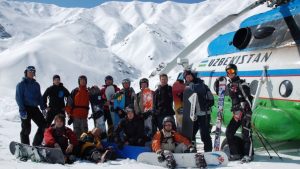 Heliboarding in Usbekistan