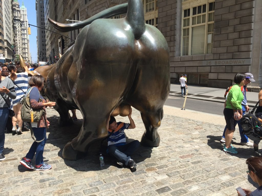 Bull New York Stock Exchange