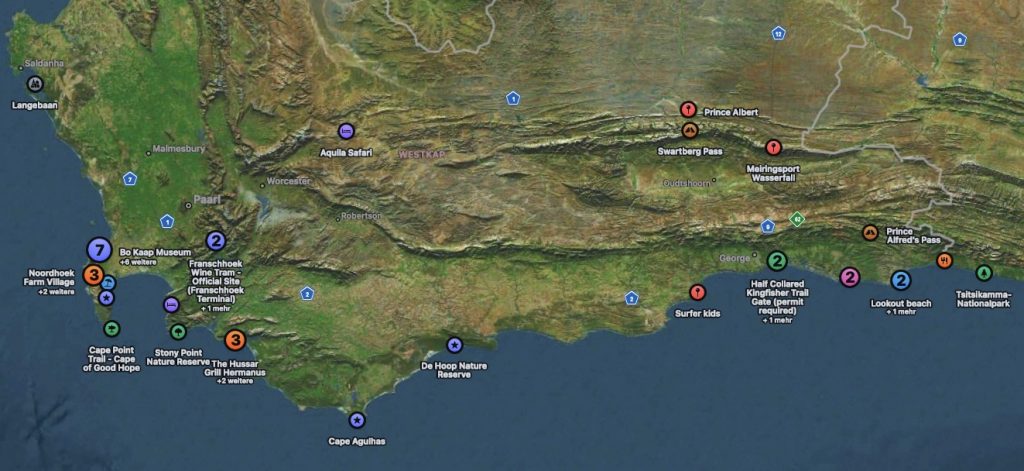 Routenempfehlung Südafrika
