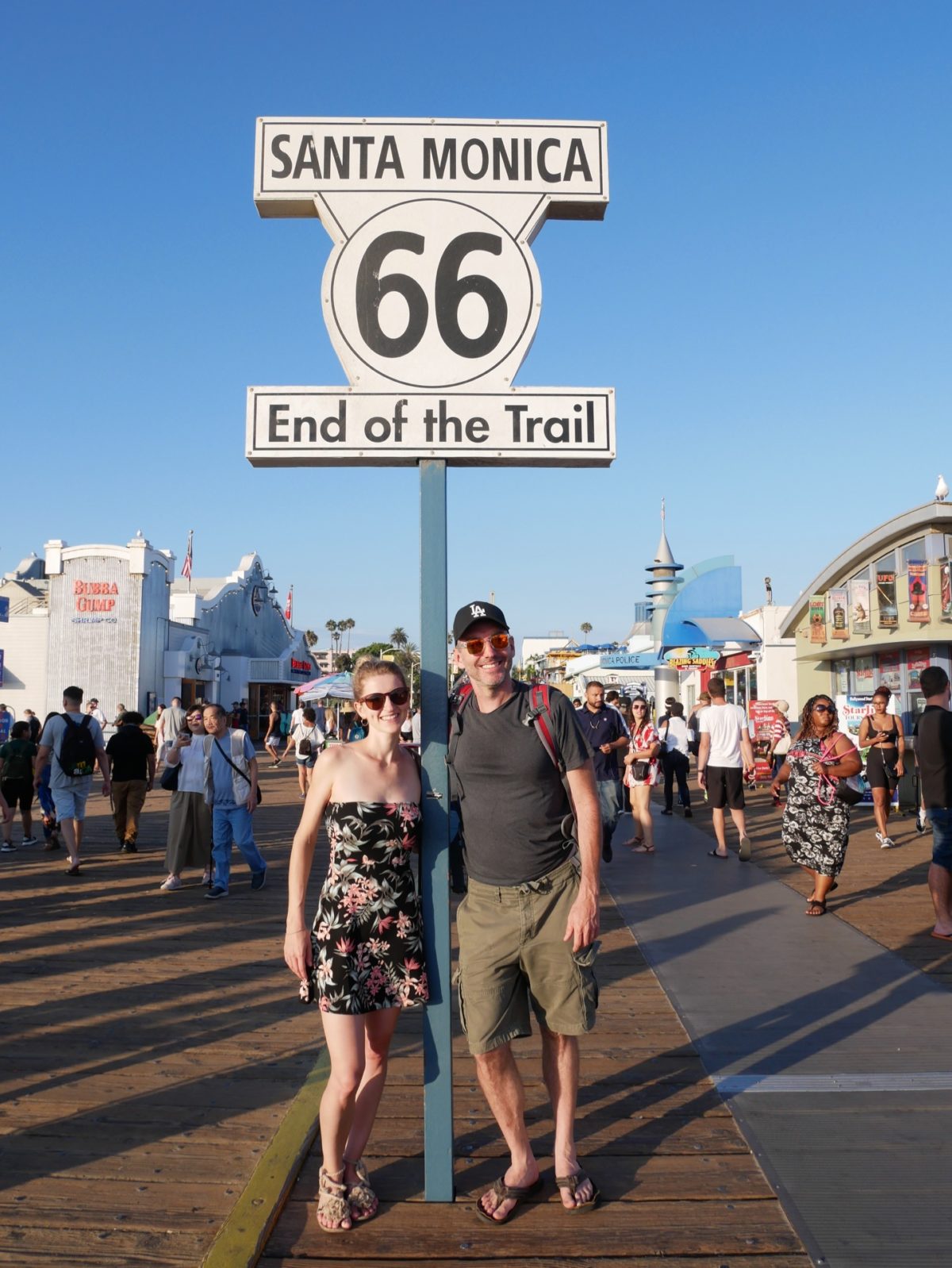 Route 66 ends Santa Monica Pier